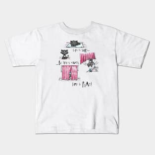 Life is short...but there's always time to play! Kids T-Shirt